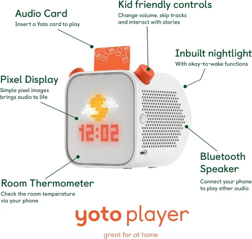 Miniatura 2 de Yoto Player (3ª Gen.) + Paquete Clásicos de Disney – Altavoz Bluetooth de Audio para Niños, Dispositivo Todo en Uno sin Pantalla Reproduce