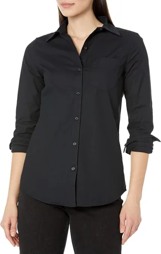 Miniatura 10 de Amazon Essentials Camisa Oxford elástica de manga larga con botones para mujer (disponible en tallas extragrandes)