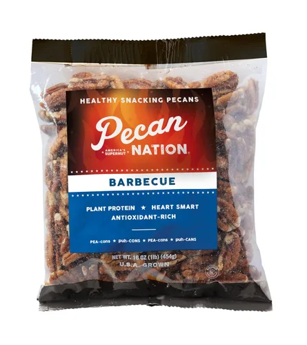 Miniatura 12 de Pecan Nation Mitades de nuez pecana de Georgia tostadas con canela, 16 oz., Natural, Sin conservantes, Ricas en antioxidantes, Sin OMG, Aperitivo