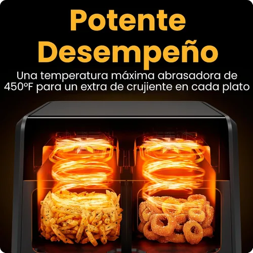 Miniatura 7 de Chefman Freidora de aire – Freidora de aire compacta de 4 cuartos de galón para comidas rápidas y fáciles, cuenta con tecnología Hi-Fry para una
