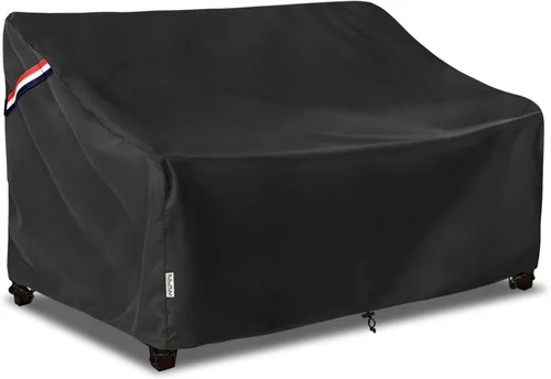 Miniatura 11 de Fundas para Muebles de Exterior Impermeables Funda para Sofá de Exterior de 3 Plazas, 79 pulgadas de ancho x 38 pulgadas de profundidad x 35 2-Beige