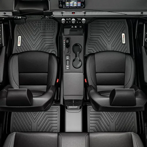 Miniatura 6 de YITAMOTOR Alfombrillas Compatibles con Toyota Tundra, Revestimientos de Piso de Ajuste Personalizado para Toyota Tundra Double Cab & Crew Max Cab
