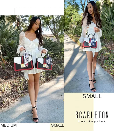 Miniatura 8 de Scarleton H2065 - Bolso de mano para mujer, monederos para mujer