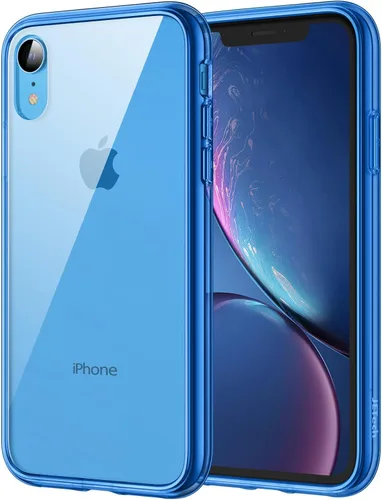 Miniatura 13 de JETech - Funda para iPhone XR de 15,5 cm, cubierta a prueba de golpes sin amarillamiento, parte trasera transparente antiarañazos (oro rosa)