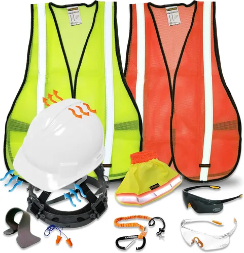 Miniatura 12 de KwikSafety - Charlotte, NC - Sombreros duros [Ala completa, estilo gorra, estilo de escalada] Tipo 1, Clase C ANSI OSHA Negro (Premium)