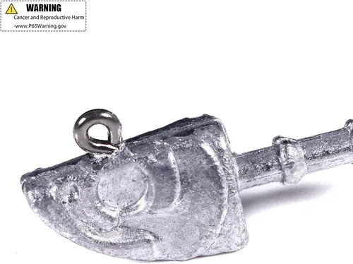 Miniatura 3 de Swimbait Jig Head Jig Head Flats Jig Head Bait Spin Head Jigs - Cabeza de pez realista, 5 unidades Paquete de 5 cabezales de plantilla de 1/2 oz