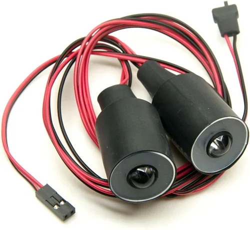 Miniatura 12 de QUE-T Faro LED de ojos de ángel y ojos de demonio de 0.512 in, 2 luces LED para autos de oruga 1:10 modelo RC (azul + blanco, 0.512 in)