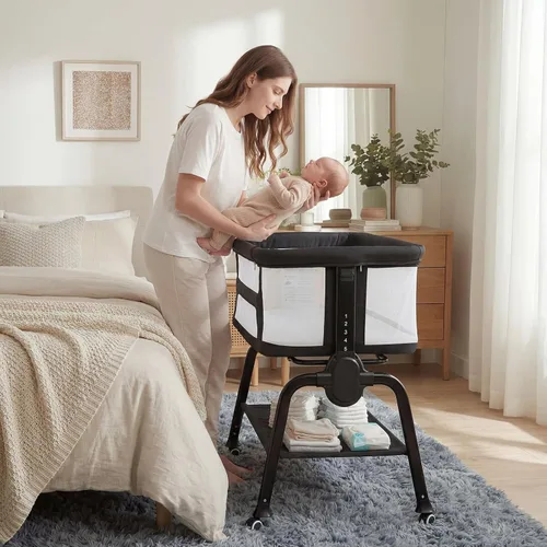 Miniatura 8 de Cowiewie Cuna para bebé negro