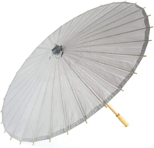 Miniatura 10 de Weddingstar Parasol de papel con deshuesado de bambú, Azul Aqua