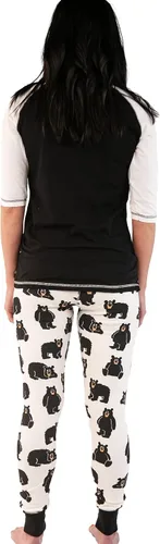 Miniatura 3 de Lazy One Conjuntos de pijama familiar a juego para adultos, niños y bebés (oso familiar)