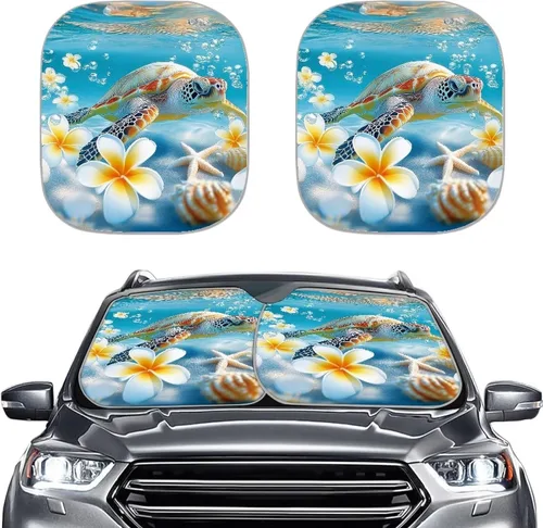 Miniatura 9 de Parasoles personalizados para parabrisas de automóvil, añade tu propia foto, juego de 2 parasoles para parabrisas de automóvil, ajuste universal