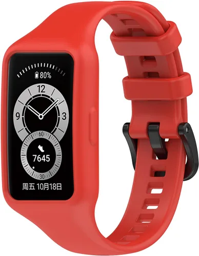Miniatura 19 de Senter Correa de repuesto de goma suave de liberación rápida para Huawei Band 7 Smart Watch 10 pzas