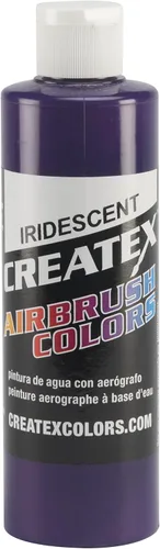 Miniatura 10 de Createx Pintura de colores para aerógrafo, 8 onzas, azul eléctrico iridiscente
