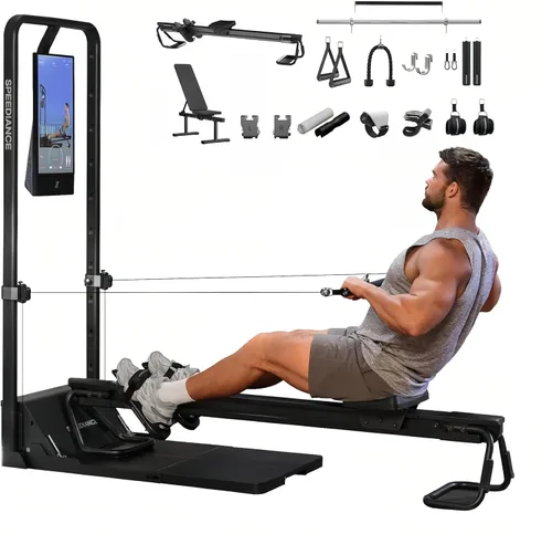 Miniatura 11 de Speediance Gimnasio en casa, máquina Smith multifuncional inteligente alimentada por IA para entrenamiento de fuerza de cuerpo completo
