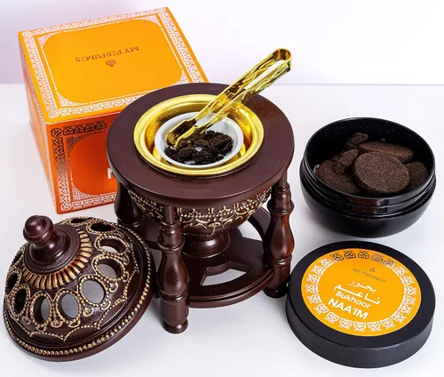 Miniatura 3 de ARABIYAT Oud Bakhoor Naaim Mejor árabe - Ladrillos de incienso árabe Ladrillos de incienso árabe Bukhoor Exótico aroma oriental leñoso