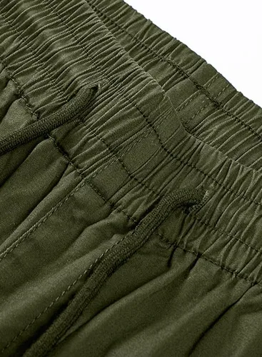 Miniatura 7 de JMIERR Mens Casual Cargo Pants Elastic Waist Drawstring Stretch Relaxed Fit Tactical Joggers Work Pants Multi Pockets