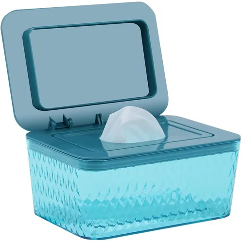 Miniatura 16 de Paquete de 2 Dispensadores de Toallitas con Diseño de Sello - Dispensador de Toallitas Soporte de Toallitas Caja de Toallitas para Baño Mantiene