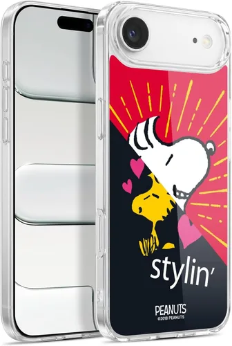 Miniatura 358 de Head Case Designs Funda de gel con licencia oficial de Peanuts Snoopy & Woodstock Halfs and Laughs [protección de grado militar] compatible