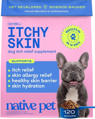 Miniatura 11 de Native Pet - Masticables para alergias para perros – Alivio de la alergia de perros para razas medianas – Apoya el alivio de la picazón estacional