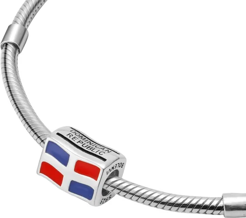 Miniatura 2 de Bolenvi Banderas Travel Country, dijes para el día de la madre, plata de ley 925 para pandora y pulseras o collares similares, joyería para mujeres