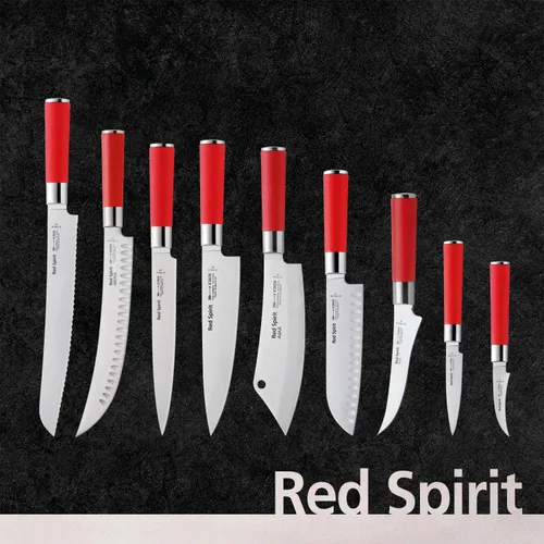 Miniatura 4 de F. DICK Cuchillo de trinchar Red Spirit - Cuchillo de cocina con hoja de 8.3" y 56 HRC - Ideal para cortar carne - Cuchillo de pechuga - Acero