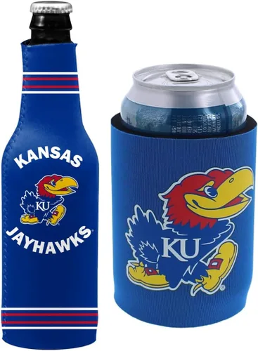 Miniatura 4 de College Team Color Logo Can & Bottle Holder Insulator Beverage Cooler Set