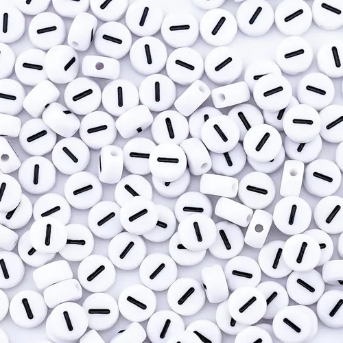 Miniatura 17 de 300 piezas de cuentas de número 0 redondas de 4x7mm, cuentas de número acrílico individual para hacer pulseras con dijes Redondo - 0