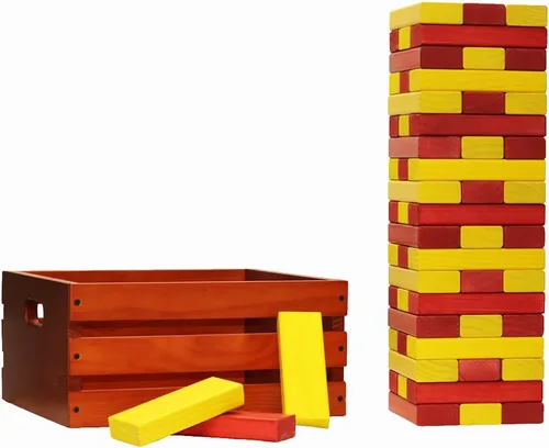 Miniatura 55 de Tailgating Pros Maderas gigantes de primera calidad con caja manchada: ¡elige los colores de tu equipo! Juego gigante para patio al aire libre