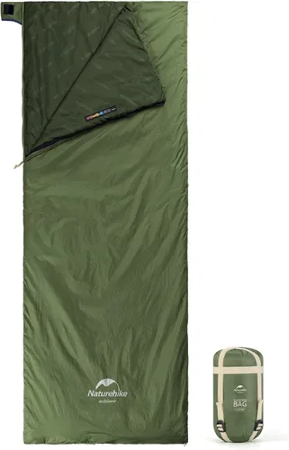 Naturehike Saco de dormir ligero y compacto, sobre de 59 ℉/32 ℉, ultraligero para mochilero, portátil, impermeable, con saco de compresión para frío