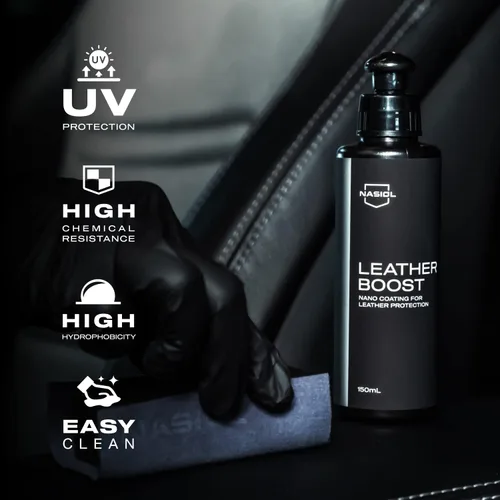 Miniatura 2 de Nasiol Leatherboost Nano revestimiento para protección de cuero y acondicionador, 5.07 onzas líquidas, protección UV, evita grietas o decoloración