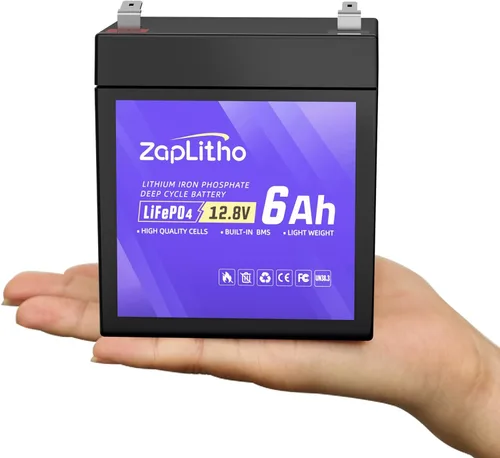 Miniatura 9 de Batería de litio LiFePO4 de 12V y 22Ah mejorada, pantalla LCD de voltaje y BMS de 30A, batería de fosfato de hierro de litio de grado A de ciclo