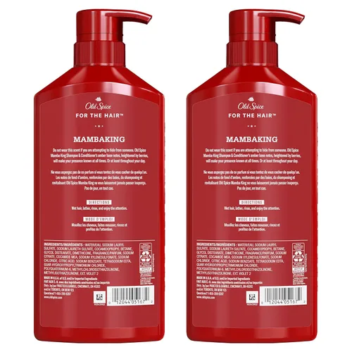 Miniatura 2 de Old Spice Juego de champú y acondicionador 2 en 1 para hombre, MambaKing, para todo tipo de cabello, cabello más saludable, más completo, de aspecto