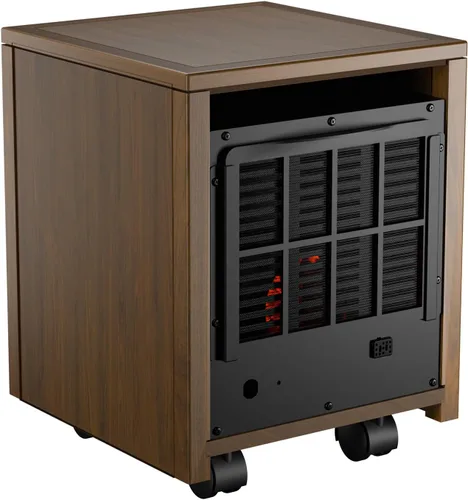 Miniatura 6 de DR. INFRARED HEATER DR-123 - Calentador de espacio portátil para interiores con control remoto, calefacción dual de 1500 W, 4 ruedas para movilidad