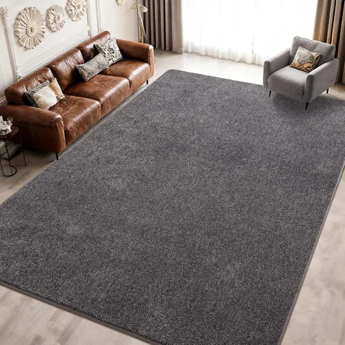 Miniatura 23 de Keeko Alfombras de área de 4 x 6 pies para sala de estar, alfombra suave y moderna de espuma viscoelástica para dormitorio, alfombra