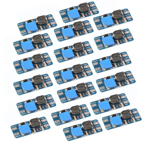 Miniatura 7 de Dorhea MT3608 - Convertidor de potencia elevador DC-DC - Módulo de 2 A, placa reguladora de voltaje ajustable - Voltaje de salida de 2-24 V a 5 V-28