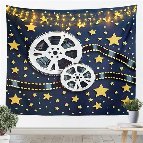 Miniatura 16 de Homewish Tapiz de música de piano, notas musicales, arte para colgar en la pared, para niños, niñas, niños, adolescentes, grafiti retro, color gris