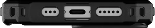 Miniatura 9 de URBAN ARMOR GEAR UAG - Funda compatible con iPhone 15 de 6.1 pulgadas, Pathfinder transparente ceniza/negro, imán integrado compatible con carga
