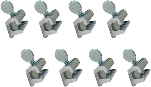 Miniatura 19 de QCAA Cerradura de Seguridad para Ventana Corredera Única Pequeña, Aluminio, Revestimiento Negro, Paquete de 4, Fabricado en Taiwán