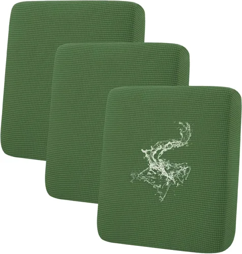 Miniatura 74 de hyha Fundas impermeables para cojines de sofá para mascotas, funda antideslizante para asiento de sofá para perros lavable, tela de jacquard Gris