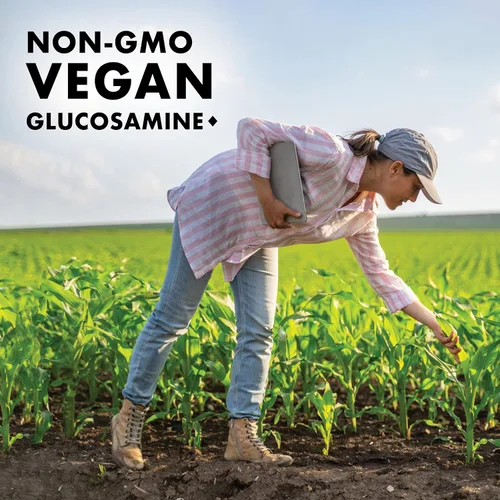 Miniatura 5 de BlueBonnet Suplemento vegetariano de glucosamina Plus MSM, 120 unidades ('743715011151)