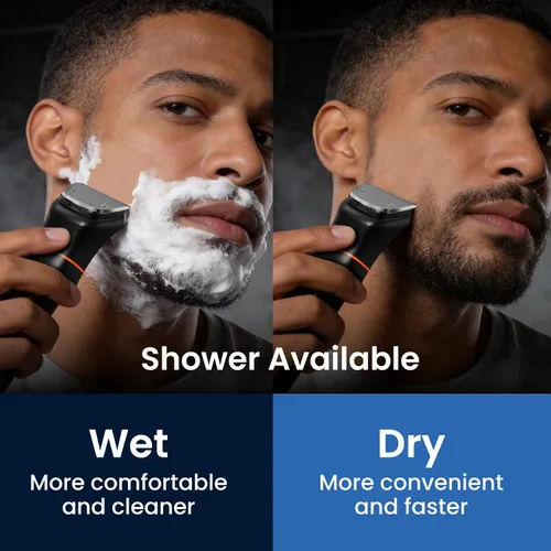 Miniatura 4 de MAXGROOM - Cortadora de barba 6 en 1 para hombres, afeitadora eléctrica inalámbrica impermeable, kit de aseo para bigote, cabello, cara, nariz