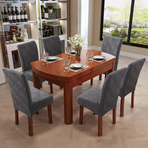 Miniatura 2 de Fundas para silla de comedor, Fundas para sillas de comedor elásticas Parsons, Protector para sillas de comedor y cocina, Extraíbles, Lavables