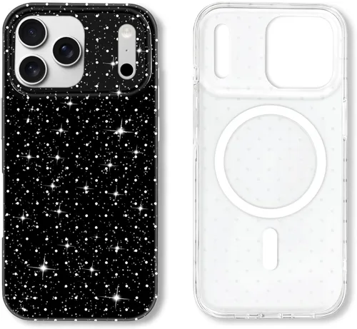Miniatura 38 de Hython Funda para iPhone Air, diseño estético de lunares lindos, funda simple de 6.5 pulgadas, delgada, antiarañazos, parachoques de TPU suave, a