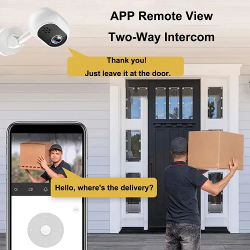 Miniatura 5 de Cámara de intercomunicación de voz IP Wifi 1080P, Cámara interior de acción de seguridad, Dispositivo de visión nocturna Mini vigilancia, 1080P WIFI