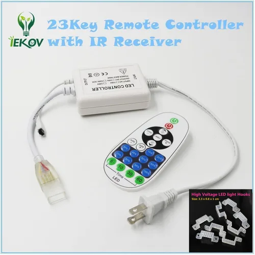 Miniatura 4 de Tira de luz LED de color blanco, AC 110-120V Flexible/Resistente al agua/Función de múltiples modos/Regulable SMD5050 Tira de luces LED de neón
