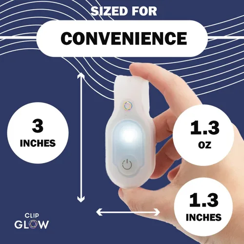 Miniatura 8 de Clipglow - Luz de enfermería con clip, luz de turno de noche de enfermería, brillante, ligera, magnética, portátil, linterna recargable por USB