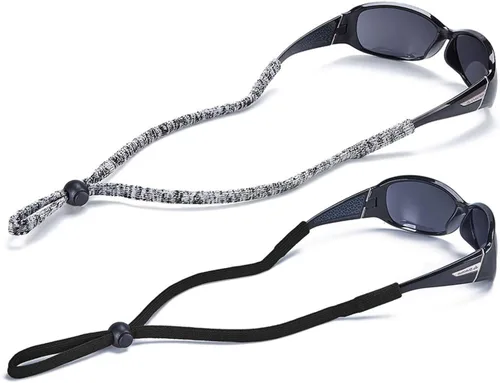 Miniatura 10 de SHINKODA Adjustable Glasses Strap for Adults and Kids 2-Pack Eyewear Retainer Cord for Reading, Safety, Sports & Sunglasses Negro