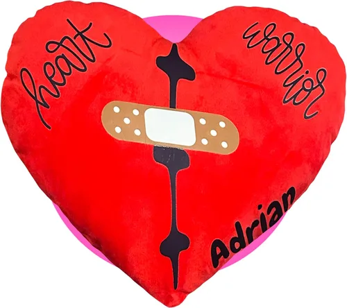 Miniatura 6 de Almohada de cirugía cardíaca para después de una cirugía cardíaca, personalizada con nombre y mensaje de regalo, regalos de recuperación de cirugía