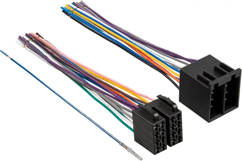 NuIth Adaptador de arnés de cable estéreo macho y hembra de 16 pines para Freightliner 04-21, Volvo 04-16, Peterbilt 06-18, Kenworth 08-20, conector