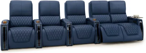 Miniatura 126 de Seatcraft Apex Zero-Gravity CoolZero - Asiento de cine en casa de cuero italiano, reposacabezas eléctrico, lumbar eléctrico, reclinable eléctrico